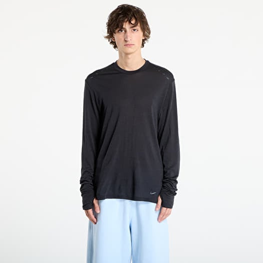 Nike Run Wool Men's Dri-FIT ADV Long-Sleeve Running Top Black/ Anthracite