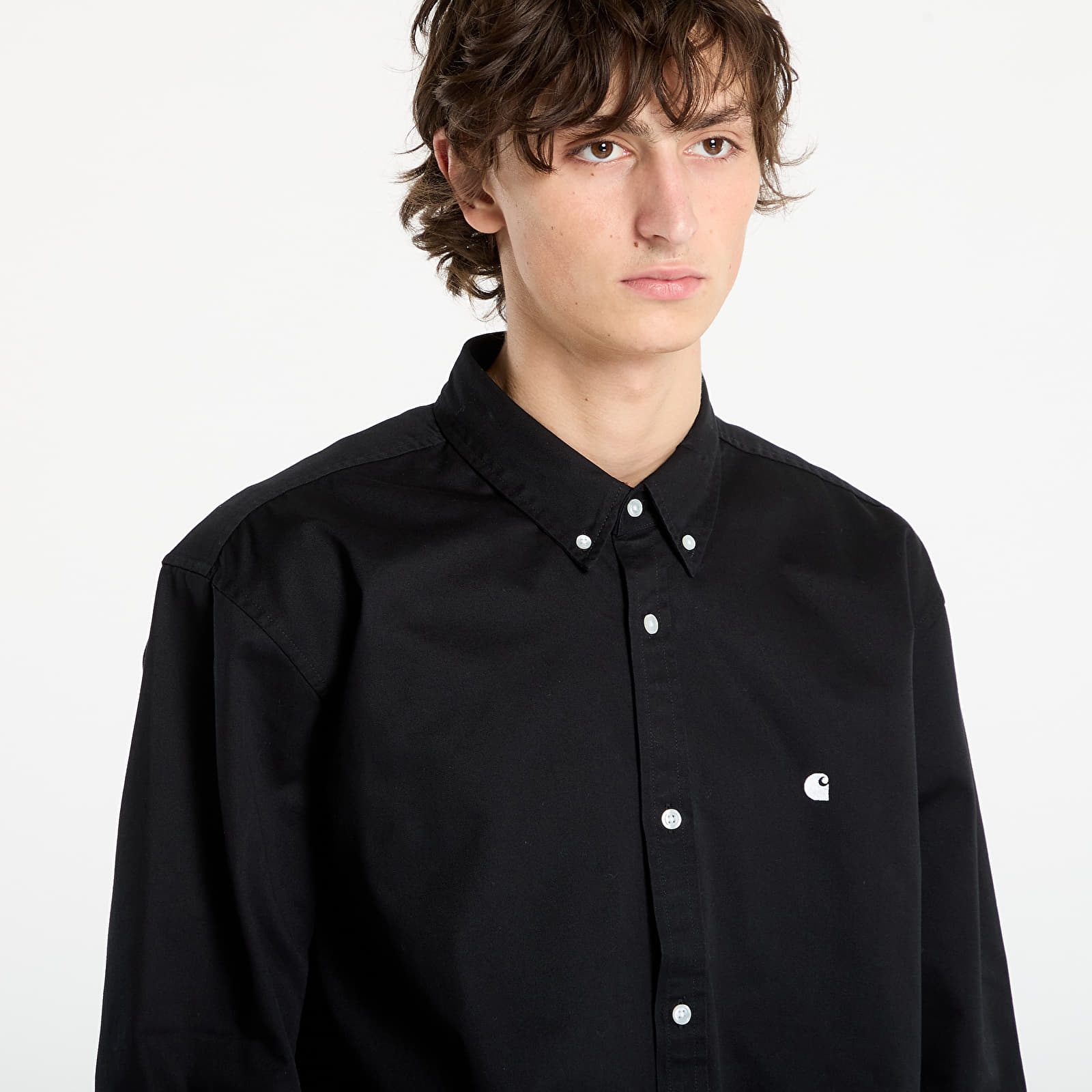 Ingek Carhartt WIP L/S Madison Shirt UNISEX Black/ Wax