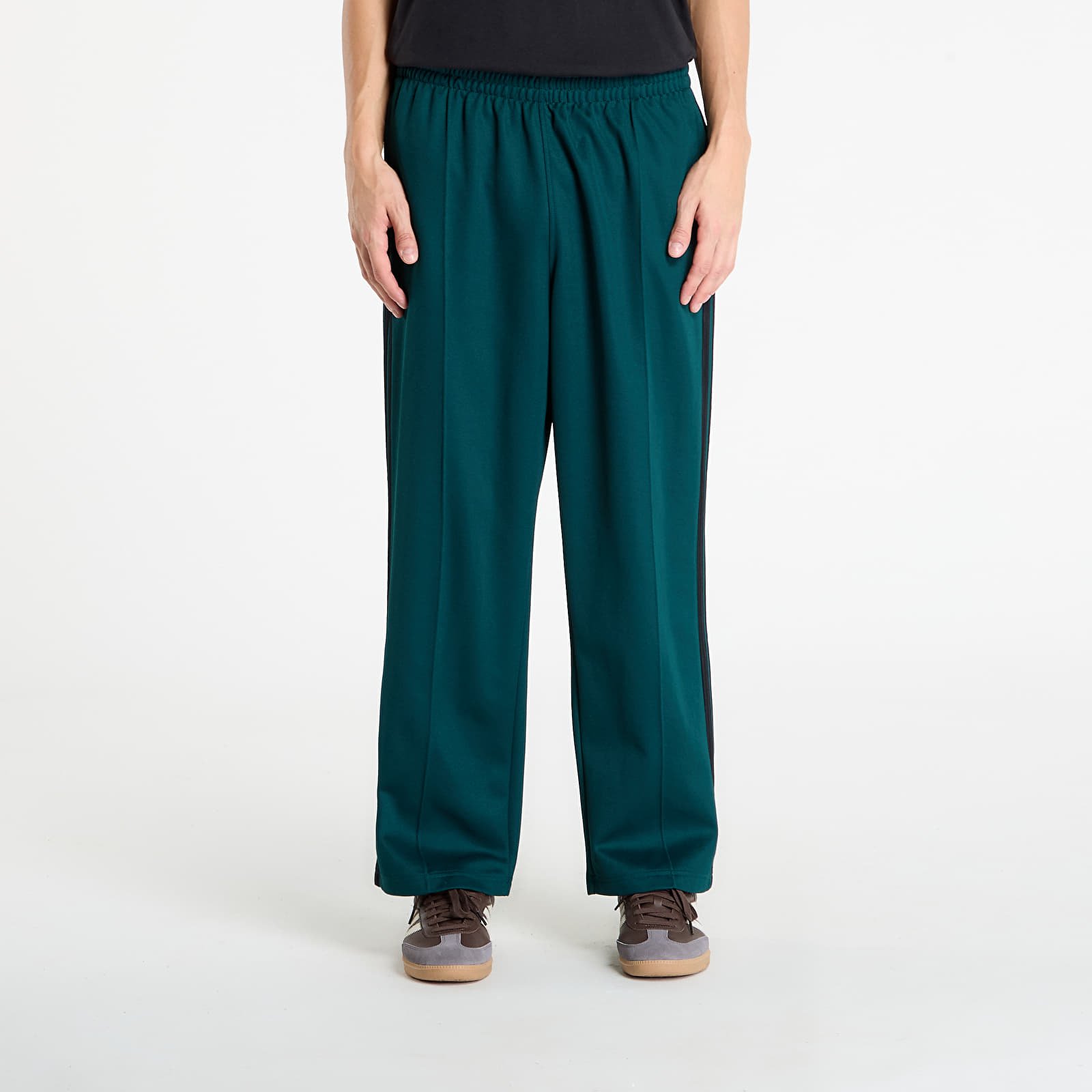 Παντελόνια adidas Adicolor Baggy Fit Firebird Track Pants Aurora Ivy/ Black