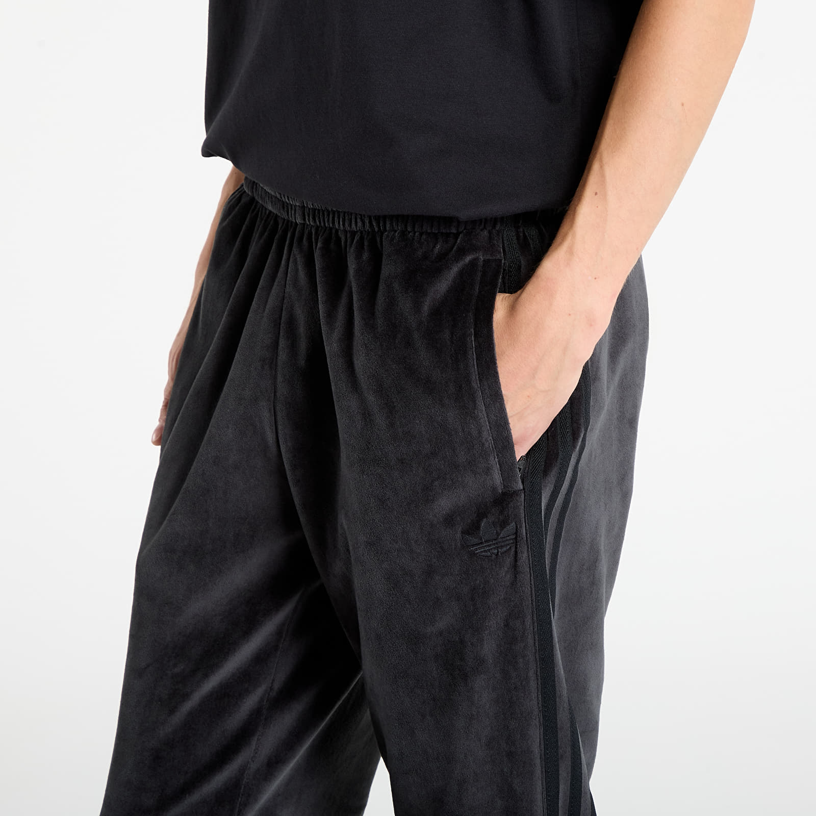 Hosen adidas SST Adicolor Velour Track Pants Black