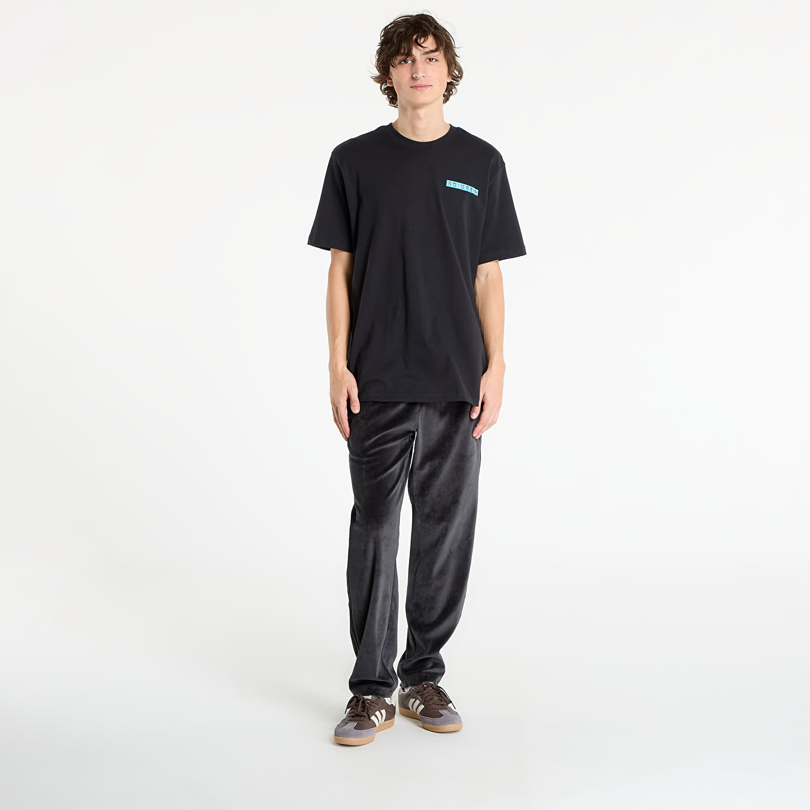 Hosen adidas SST Adicolor Velour Track Pants Black