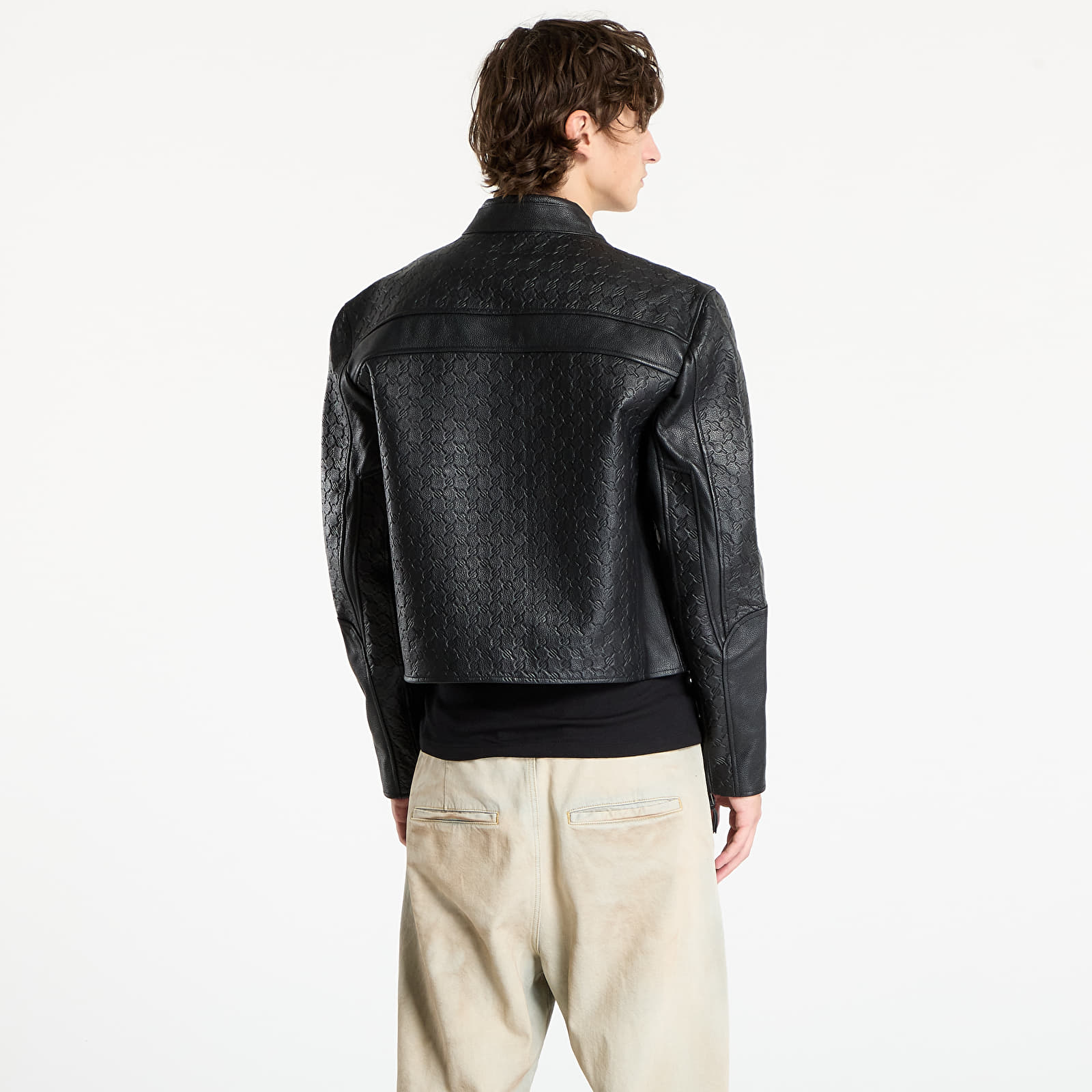 Jackets Daily Paper Structured Leather Jacket UNISEX Black
