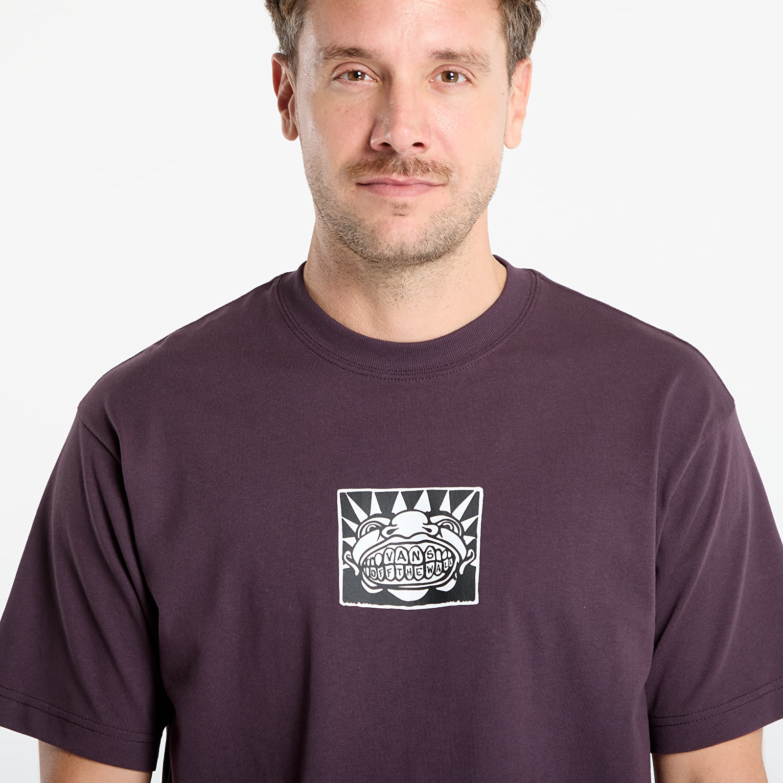 Miesten T-paidat Vans Mouf Loose SS Tee Dark Port