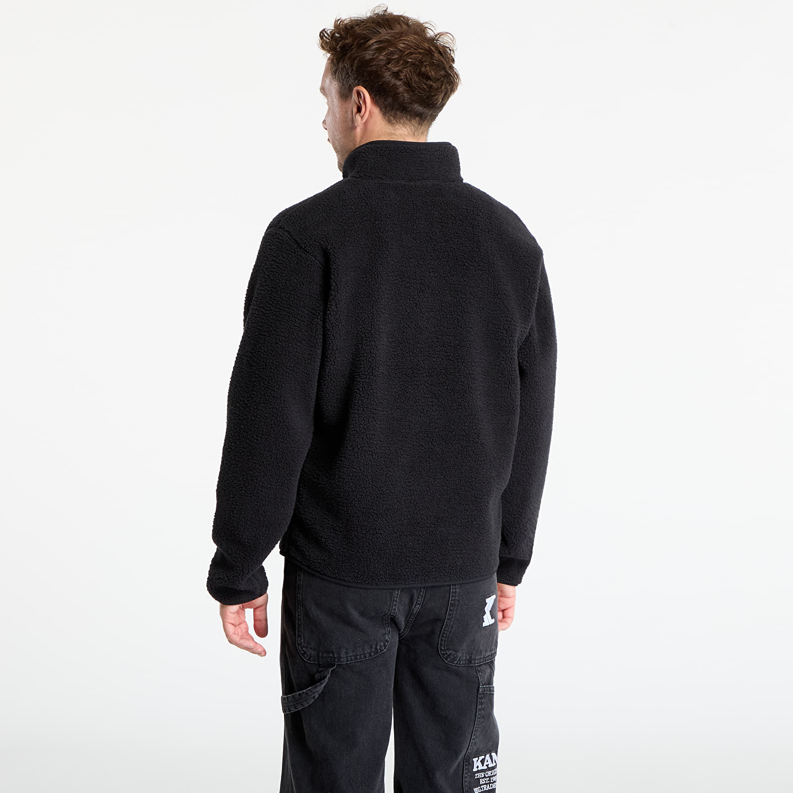 Miesten hupparit adidas Trefoil Essentials Teddy Fleece Black