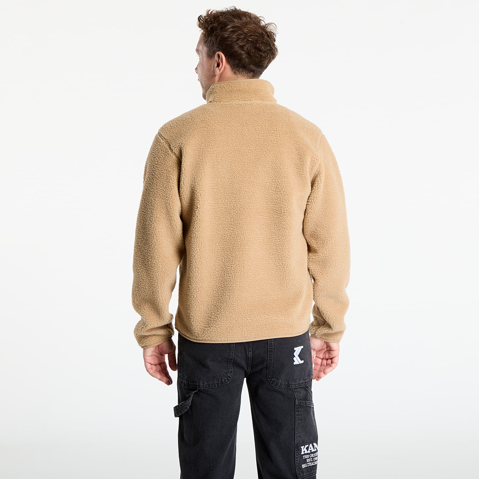 Miesten hupparit adidas Trefoil Essentials Teddy Fleece Cardboard