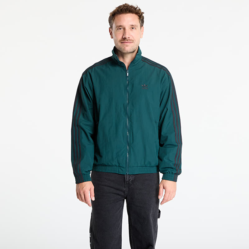 Jachetă adidas Adicolor Woven Firebird Track Top Aurora Ivy/ Black