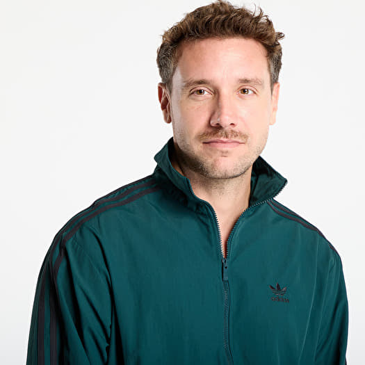 adidas Adicolor Woven Firebird Track Top Aurora Ivy/ Black | Footshop
