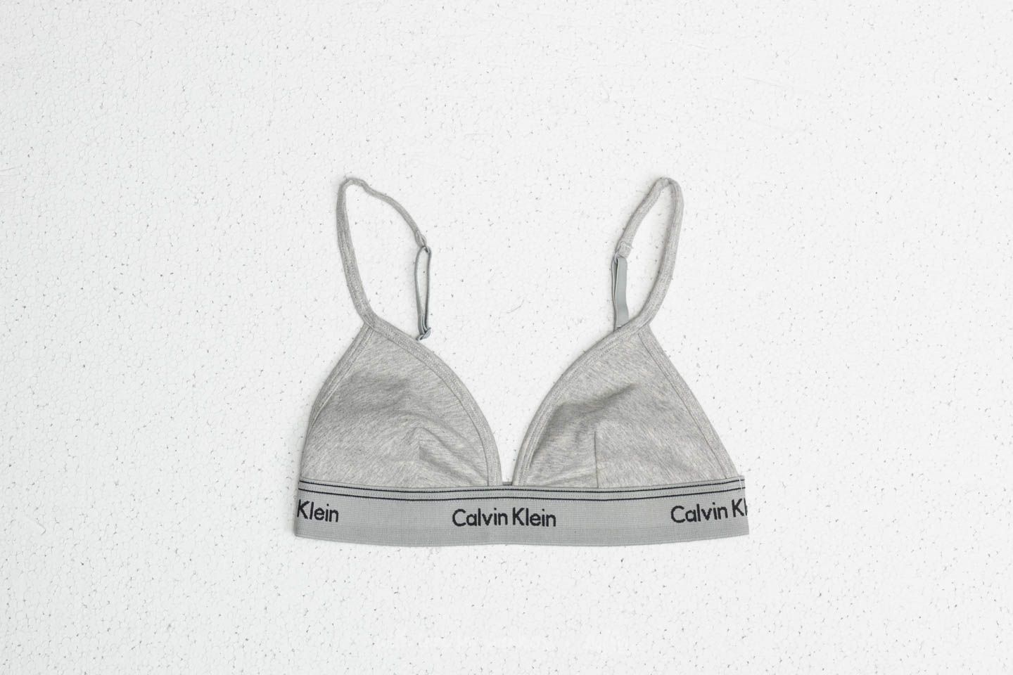 Liemenėlės Calvin Klein Unlined Triangle Bra Grey Heather