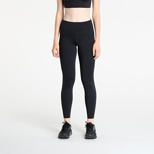 Κολάν Nike Swift Women's High-Waisted 7/8 Running Leggings with Pockets Black/ Reflective Silver