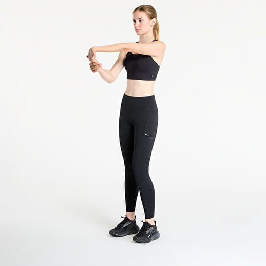 black and silver nike leggings