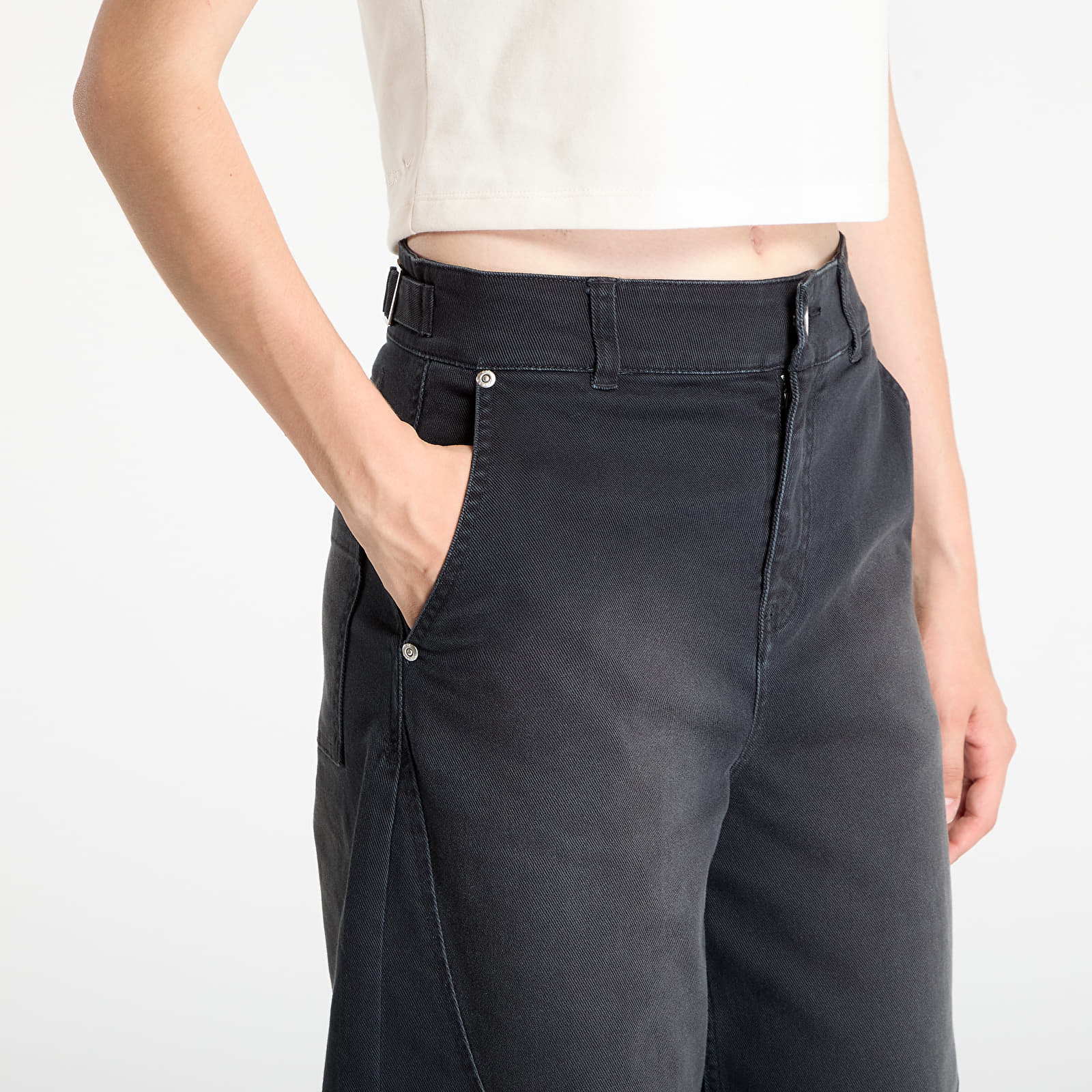 Jeans Jordan Flight Women's '91 Wide-Leg Baggy Pants Black