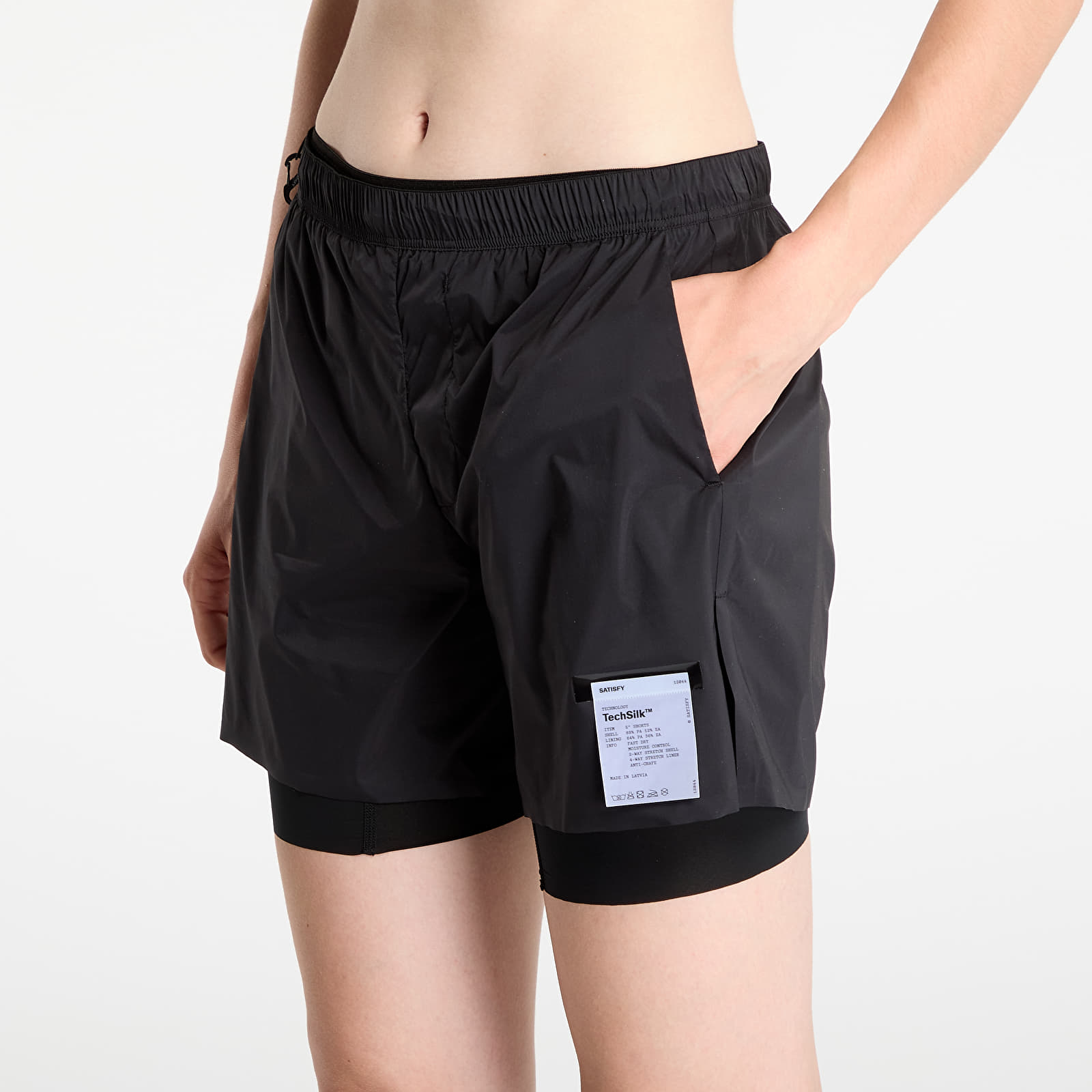 Shorts Satisfy TechSilk 5" Shorts UNISEX Black