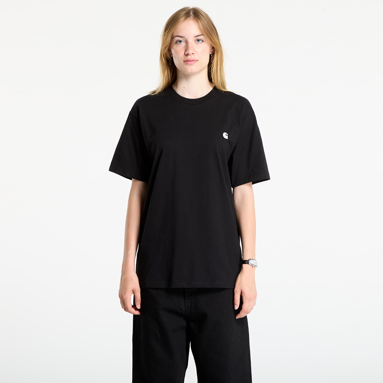 T-shirts Carhartt WIP S/S Madison T-Shirt UNISEX Black/ Wax