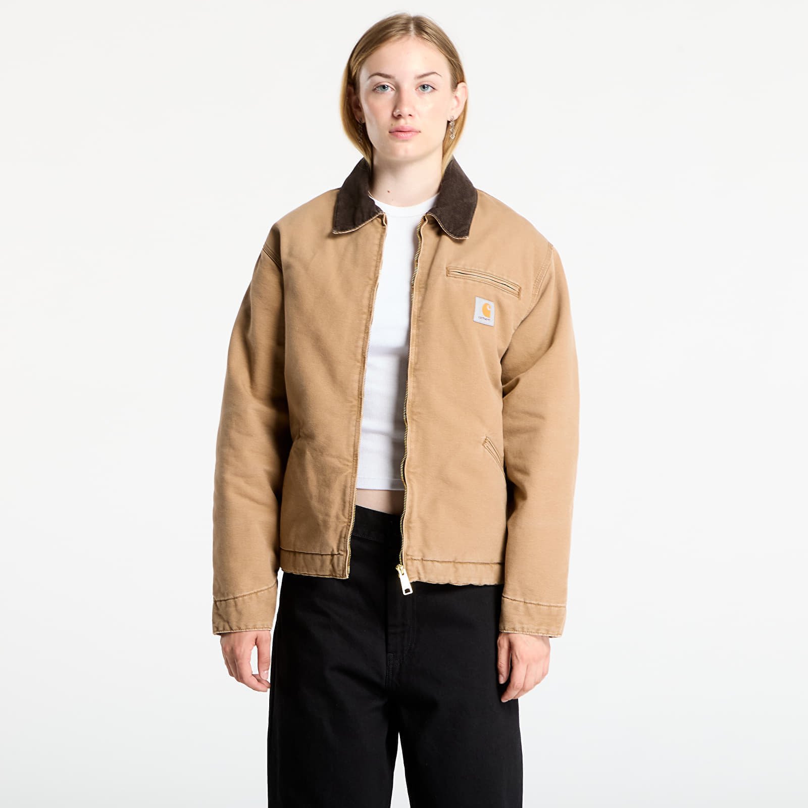 Jachetă Carhartt WIP OG Detroit Jacket (Winter) UNISEX Hamilton Brown/ Tobacco Stone Canvas XS
