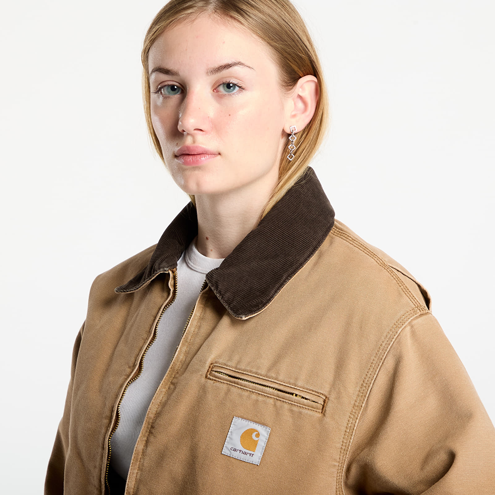 Μπουφάν Carhartt WIP OG Detroit Jacket (Winter) UNISEX Hamilton Brown/ Tobacco Stone Canvas