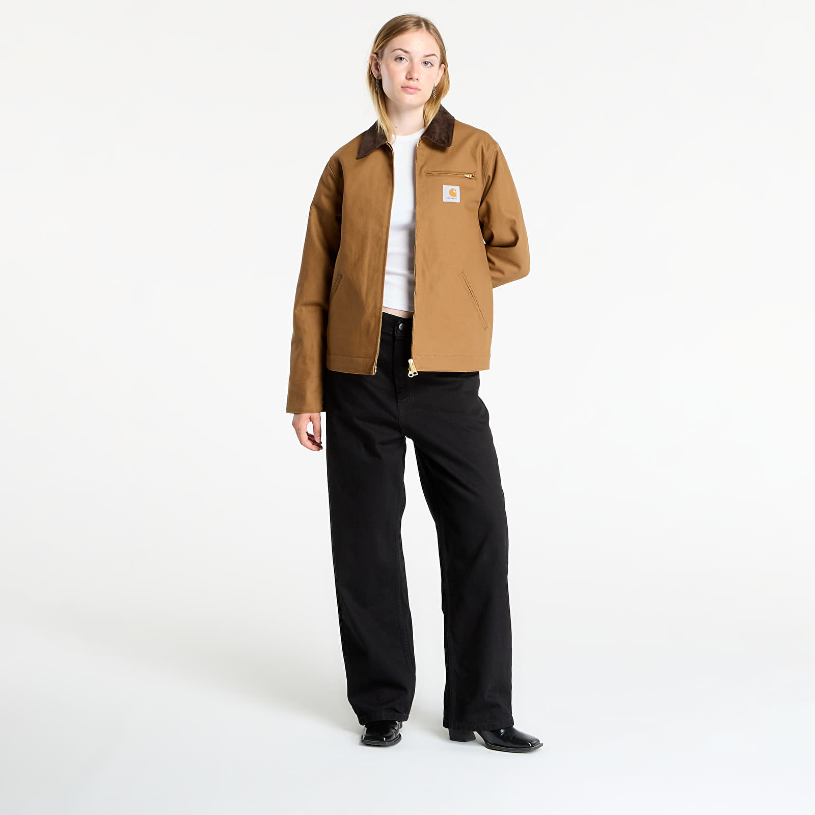 Hosen Carhartt WIP W' Brandon Pant Black Rinsed