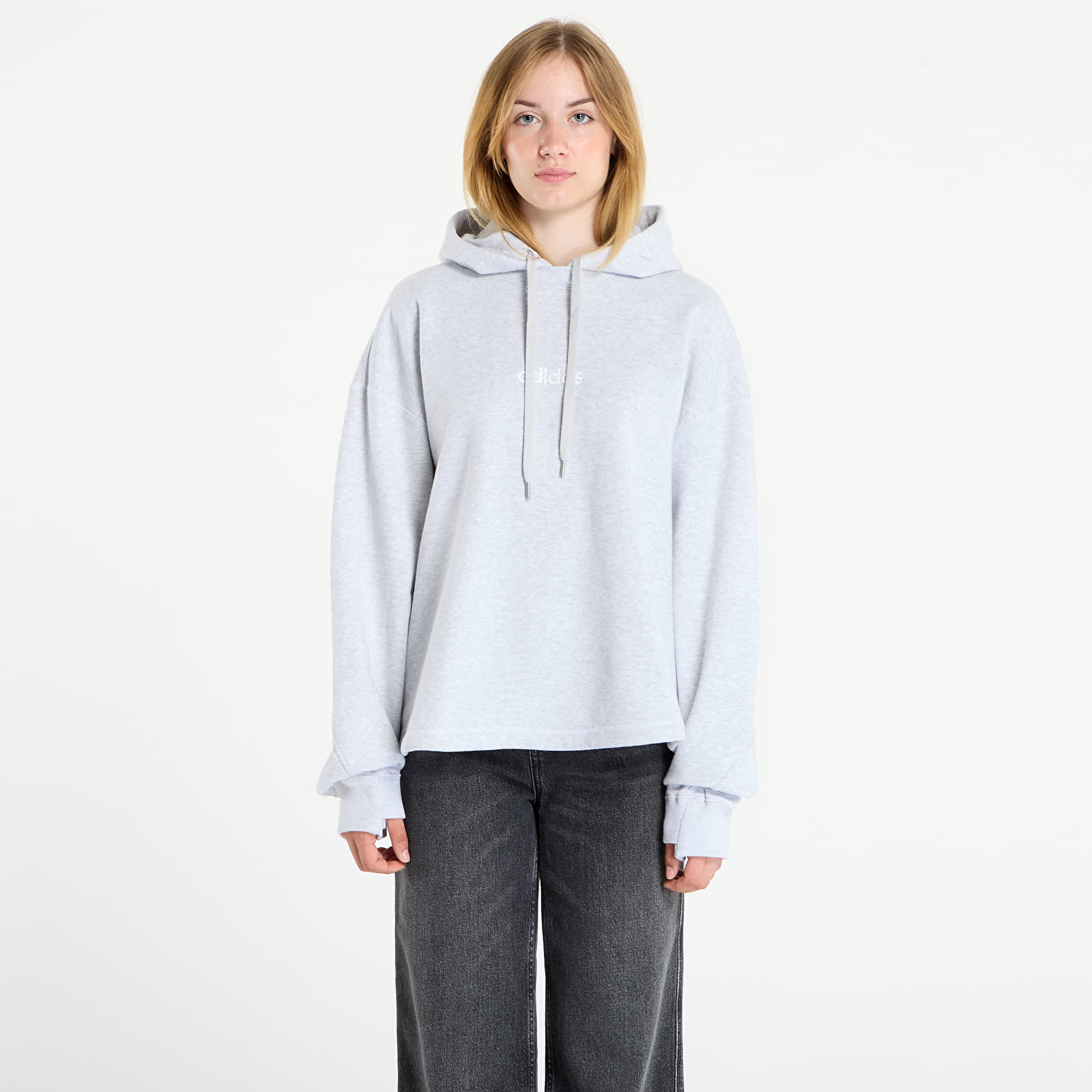 Φούτερ adidas x OG LA Santa Monica Hoodie Light Grey Heather