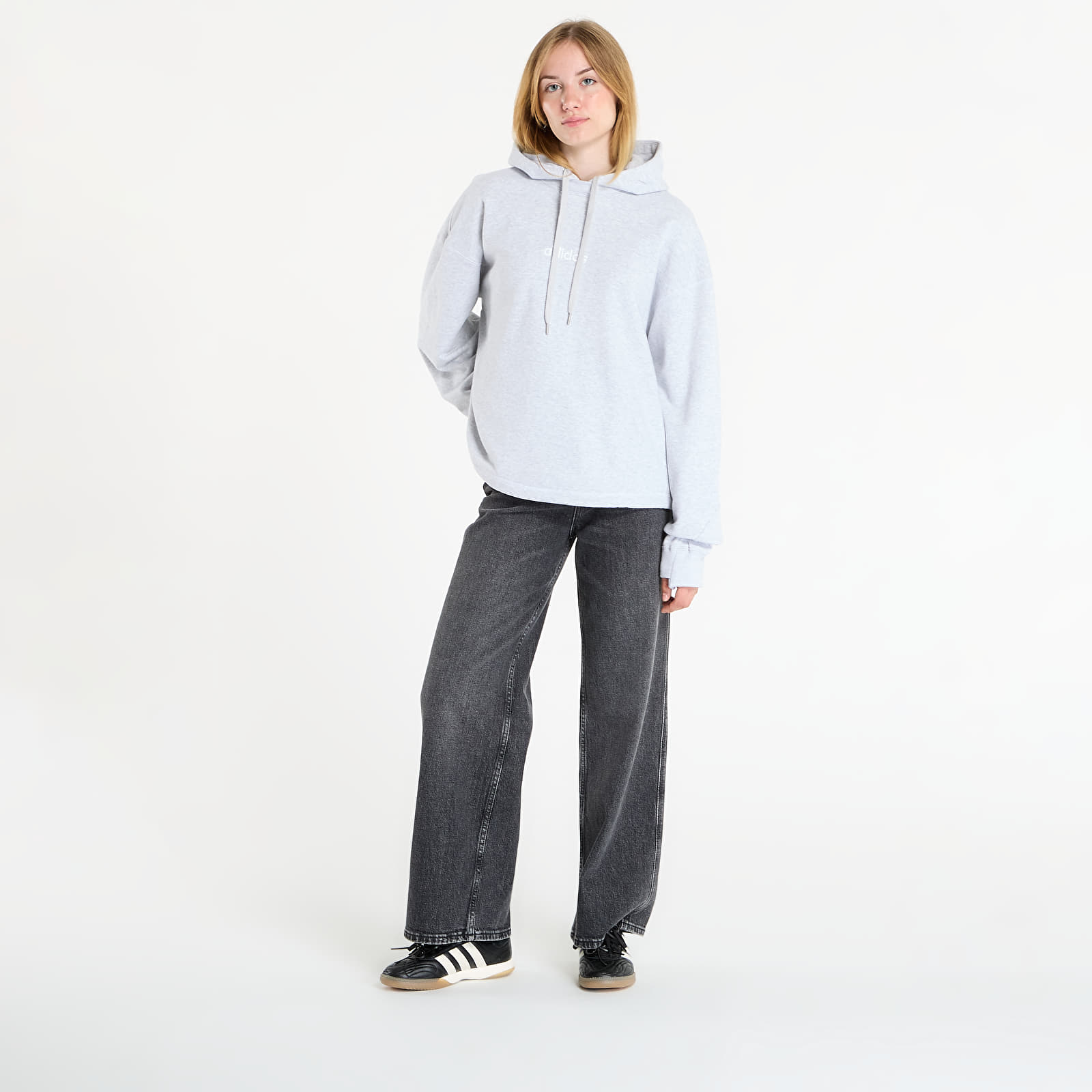Φούτερ adidas x OG LA Santa Monica Hoodie Light Grey Heather