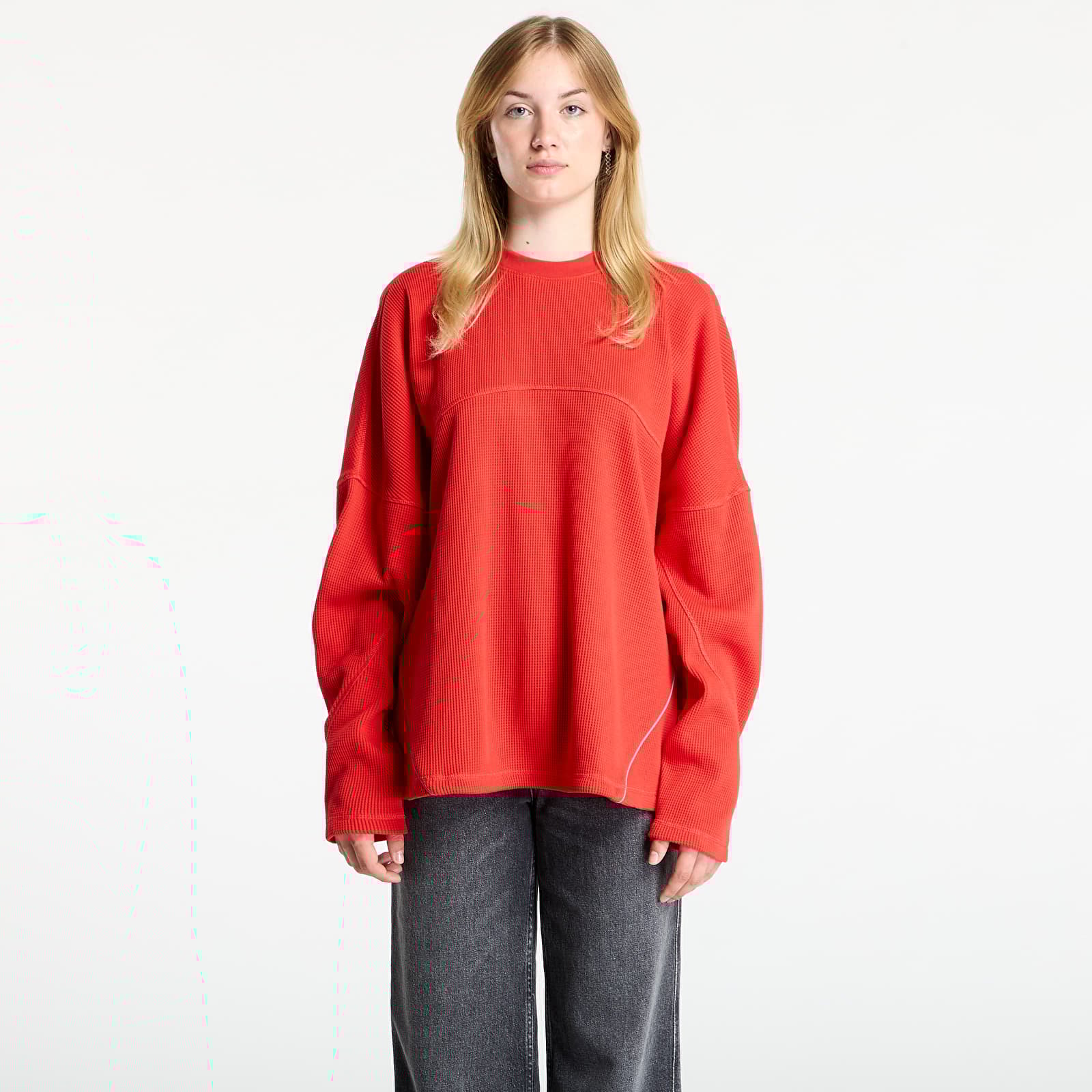 T-Shirts adidas x OG LA La Cienega Sports Long-Sleeve Top Semi Lucid Red