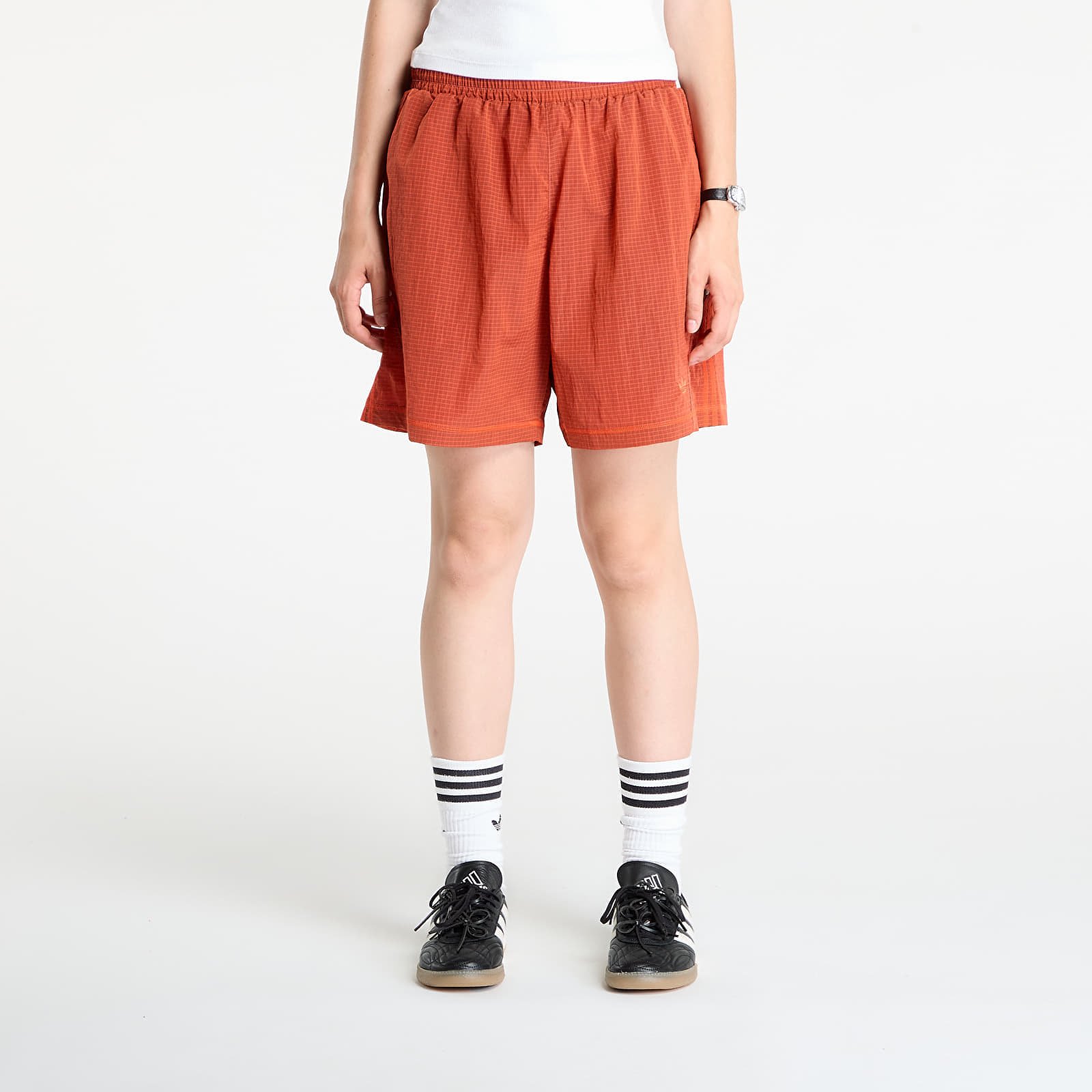 Pantaloni scurți adidas x OG LA Long Beach Nylon Short Semi Lucid Red S