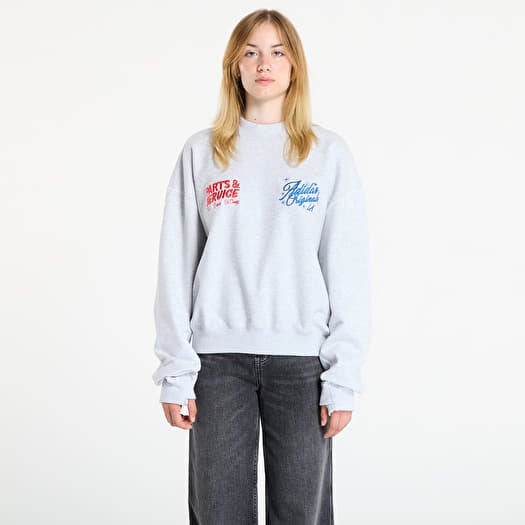 adidas x OG LA Santa Monica Crewneck UNISEX Light Grey Heather/ Black