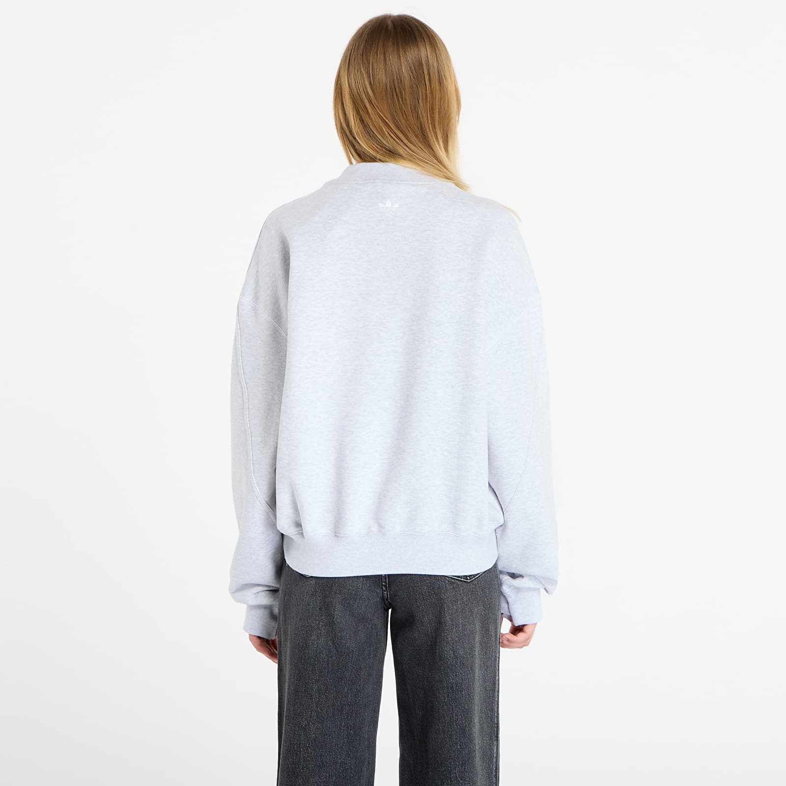 Hoodies and sweatshirts adidas x OG LA Santa Monica Crewneck UNISEX Light Grey Heather/ Black
