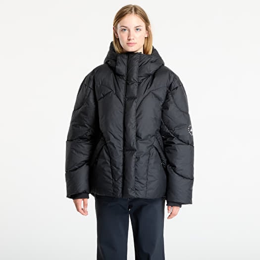 adidas By Stella McCartney Mid Length Padded Winter Jacket Black