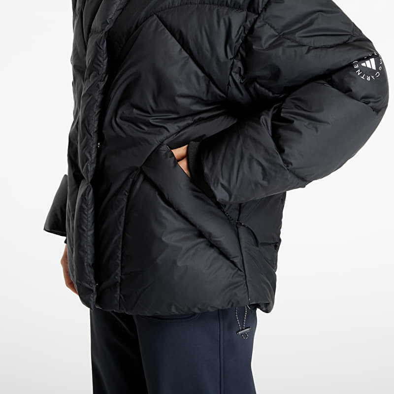 adidas By Stella McCartney Mid Length Padded Winter Jacket Black