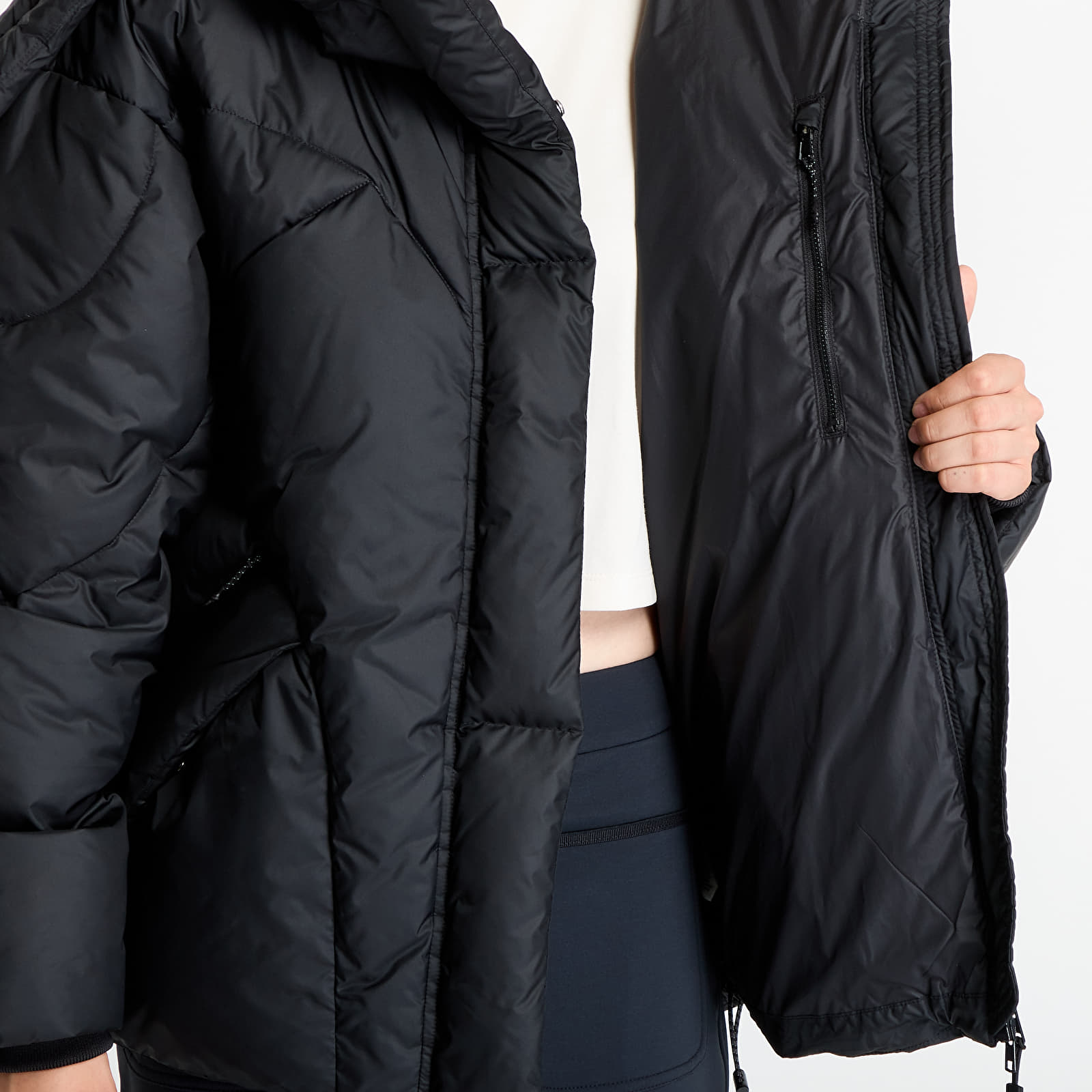 Jackets adidas By Stella McCartney Mid Length Padded Winter Jacket Black