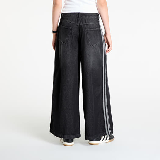 Pants adidas Denim Wide Pant Black (JV7453) | Footshop