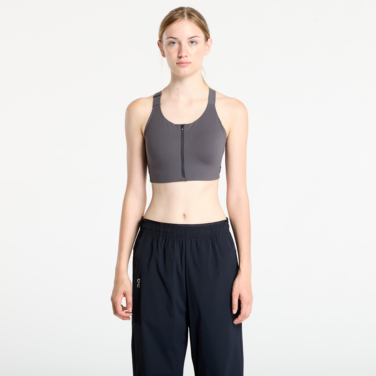 On Endurance Bra Zip Grey S