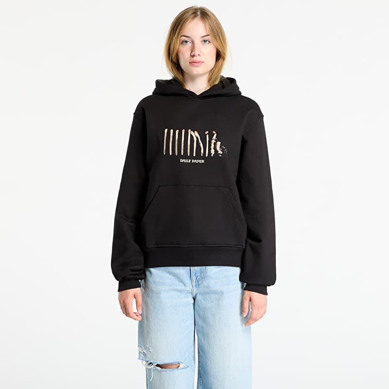Sweatshirt Daily Paper Light Cycle Hoodie UNISEX Black