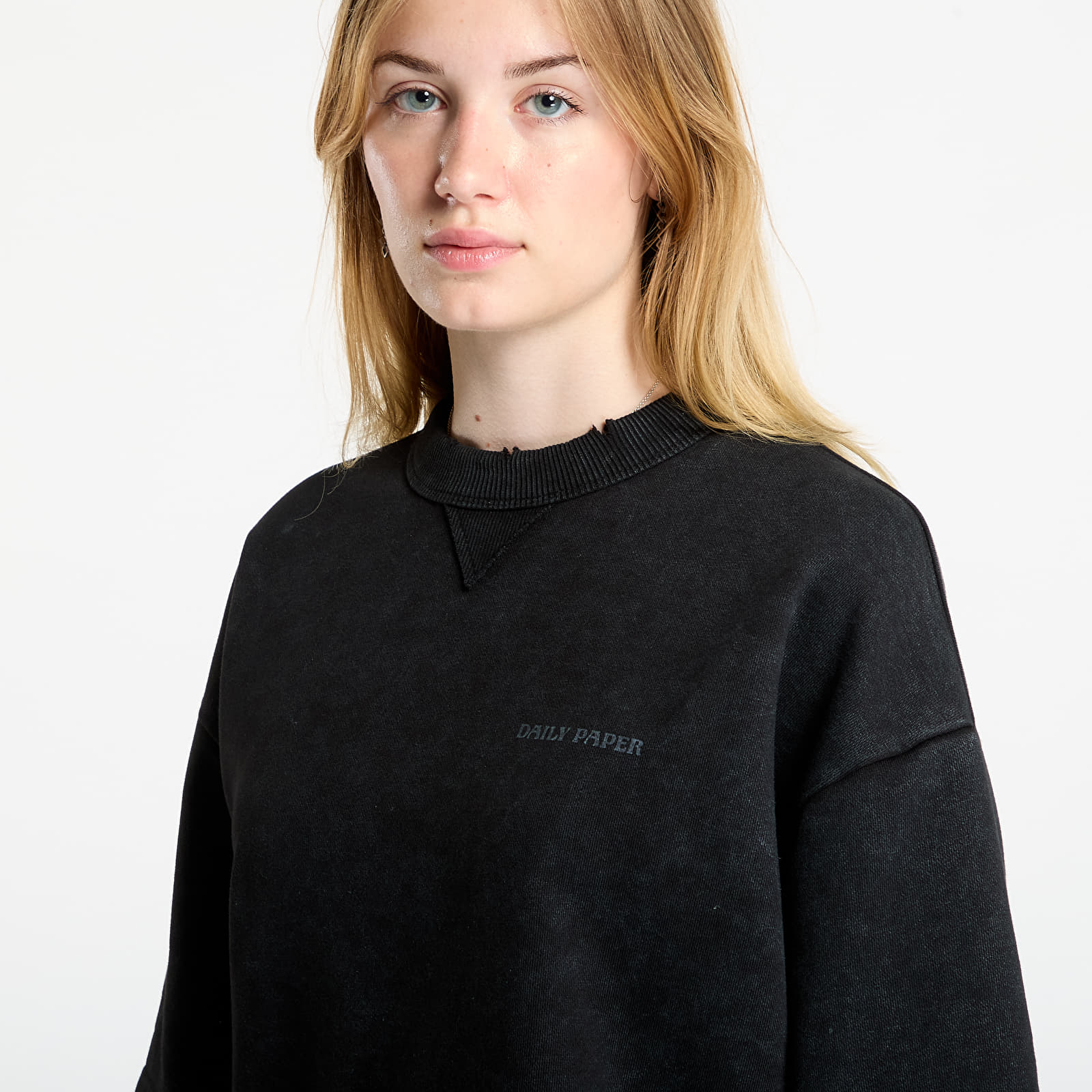 T-Shirts Daily Paper Layered Ls T-Shirt UNISEX Black
