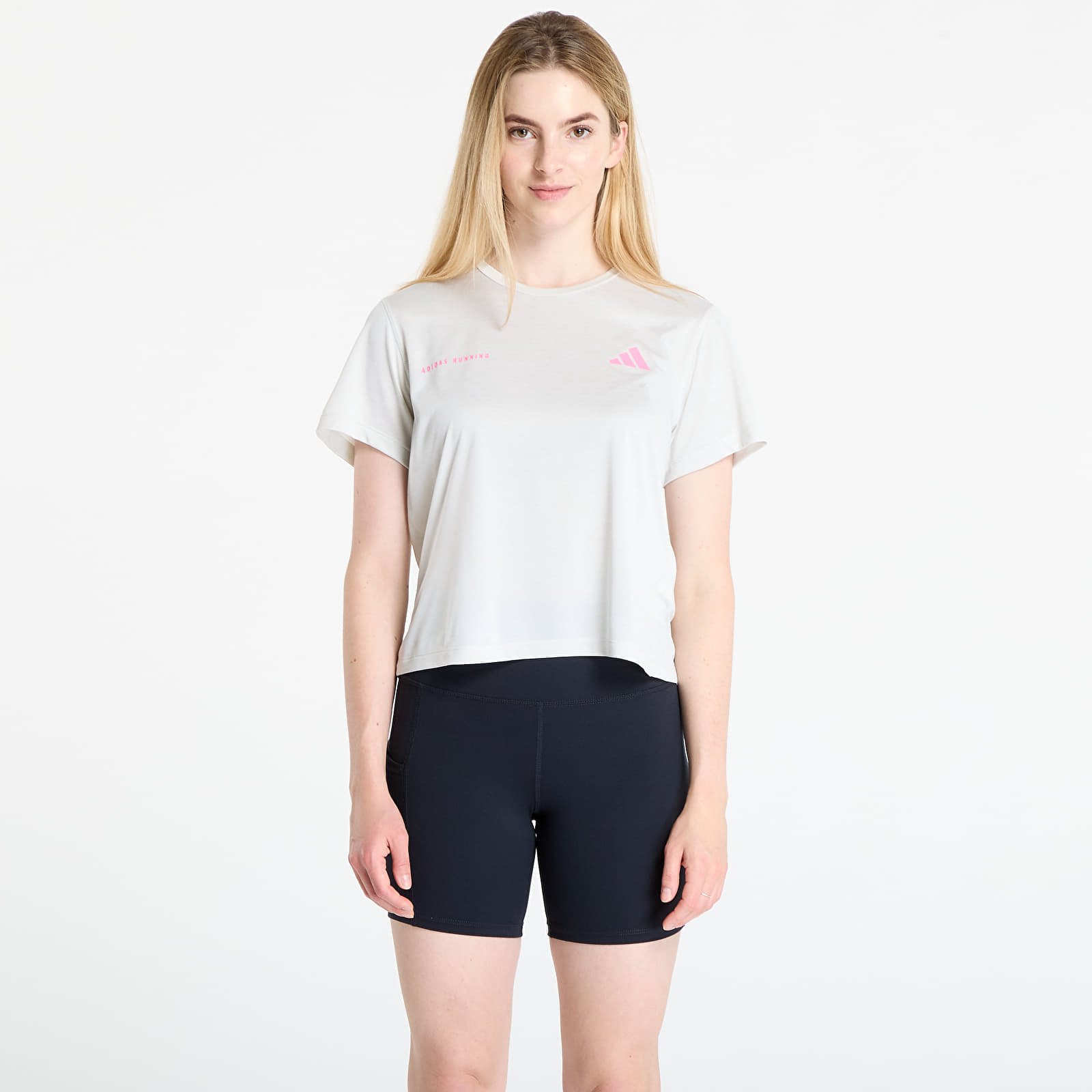 T-Shirts adidas Own The Run Melange T-Shirt Orbit Grey Mel/ Black