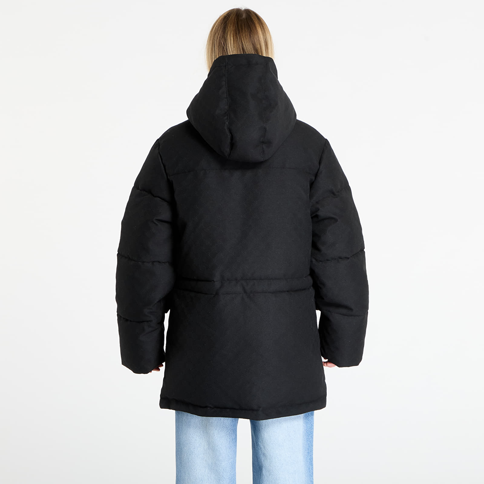 Jacken für Frauen Daily Paper Oba Monogram Puffer Black