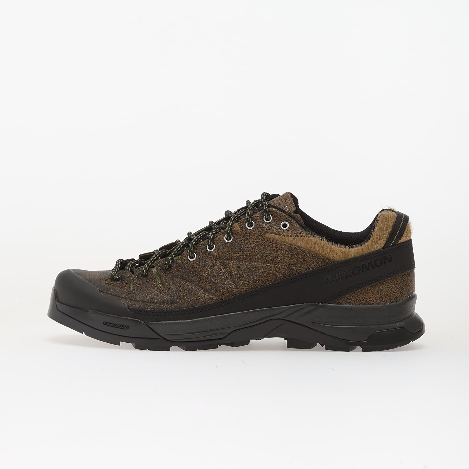 Herren Sneaker und Schuhe Salomon X-Alp Low Distressed Ltr Dkeart/ Bla