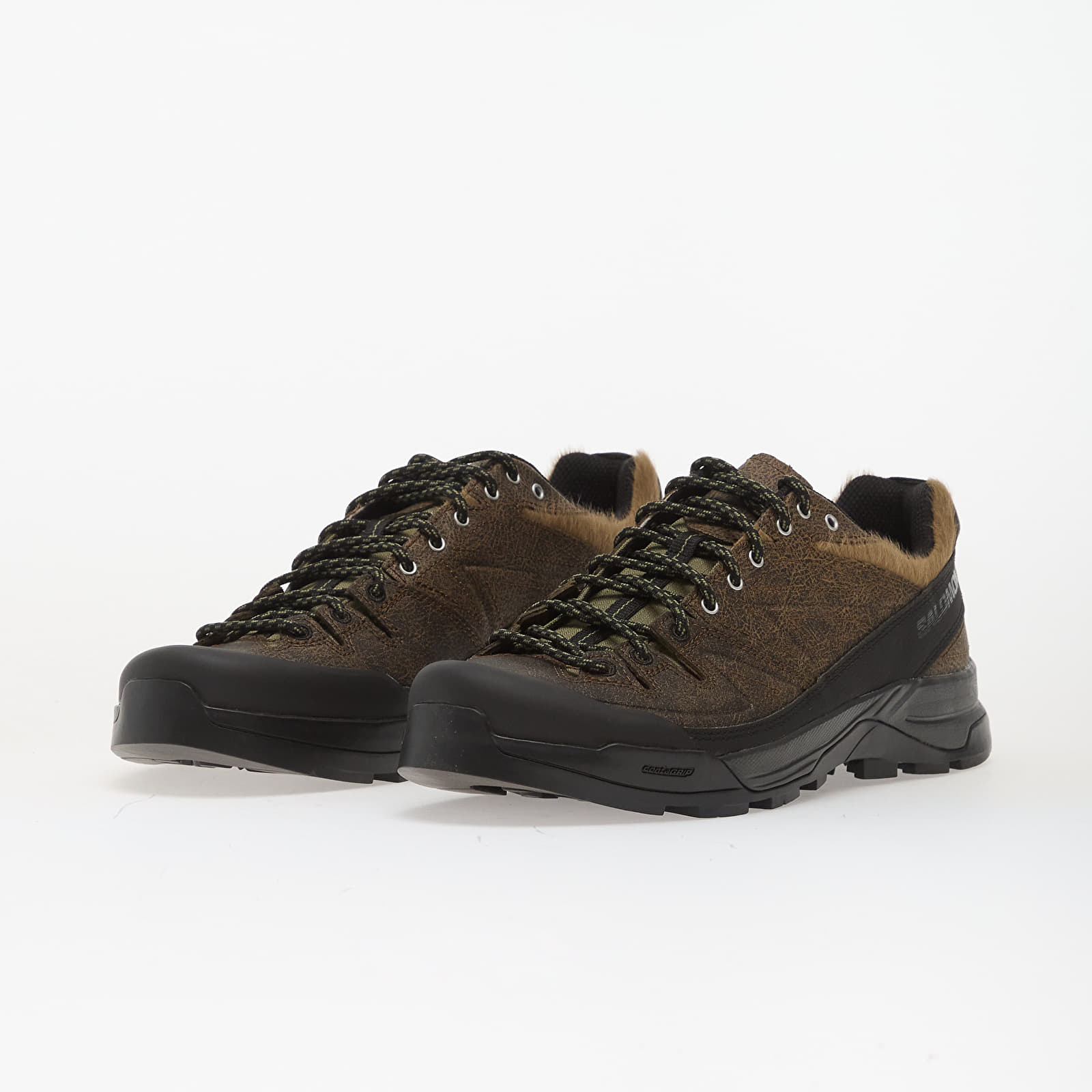 Herren Sneaker und Schuhe Salomon X-Alp Low Distressed Ltr Dkeart/ Bla