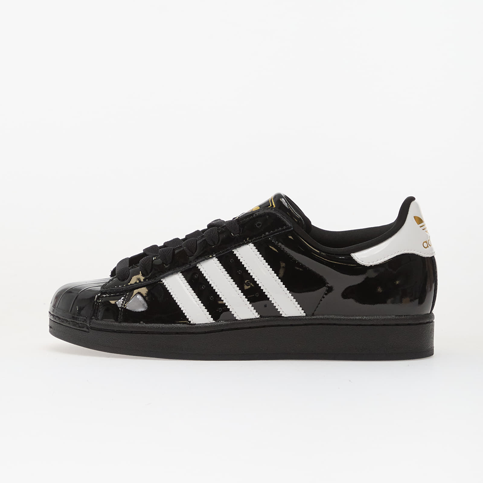 Levně Tenisky adidas Superstar II W Core Black/ Ftw White/ Gold Metallic