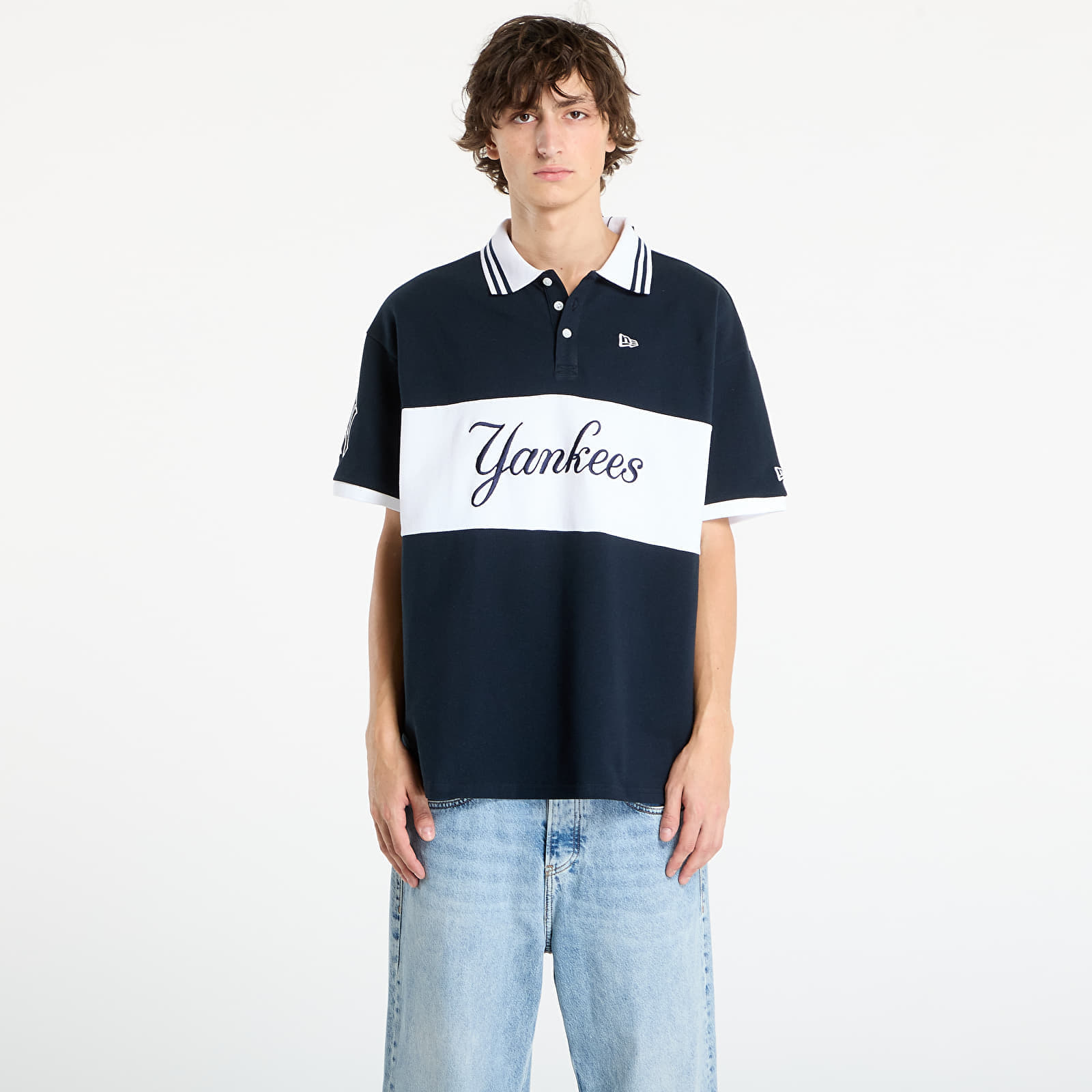 Tricou New Era MLB Graphic Polo New York Yankees UNISEX Navy L