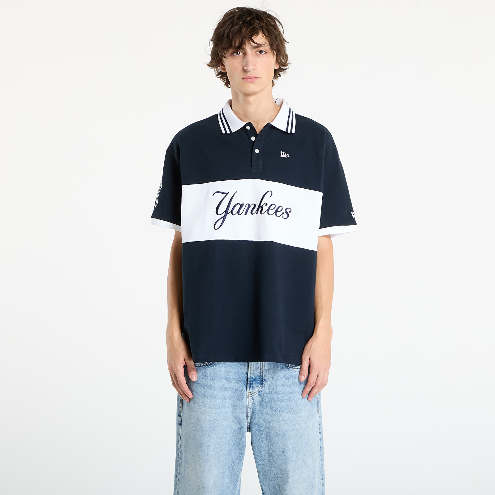 T-Shirts New Era MLB Graphic Polo New York Yankees UNISEX Navy
