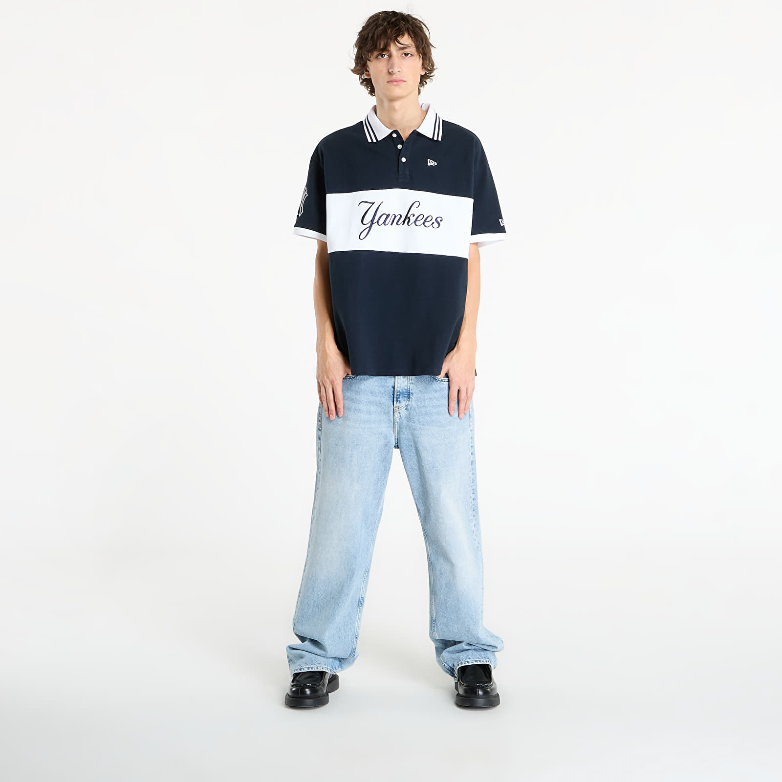 T-Shirts New Era MLB Graphic Polo New York Yankees UNISEX Navy