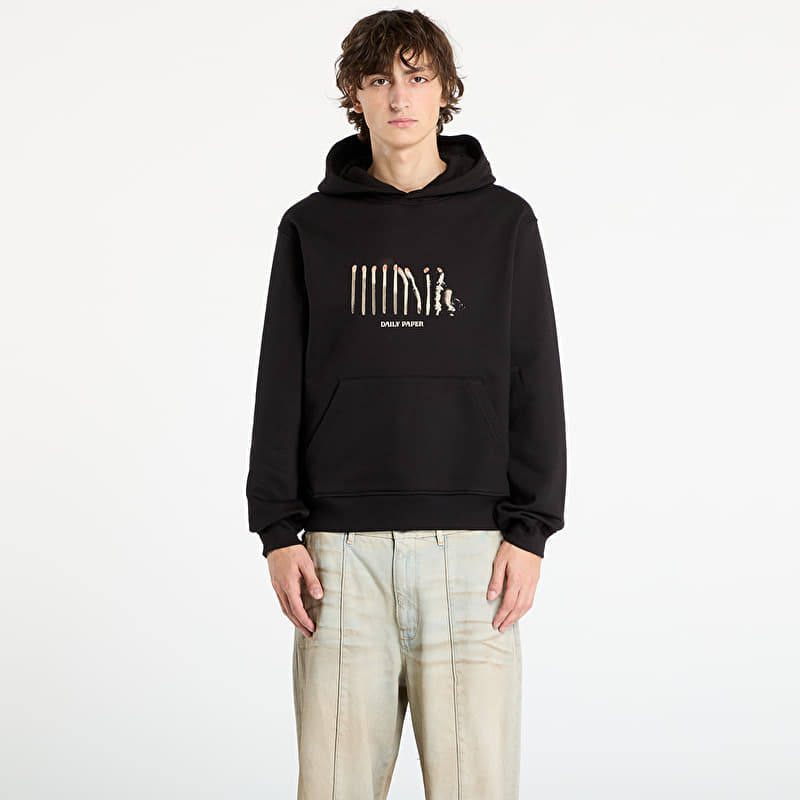 Sweatshirt Daily Paper Light Cycle Hoodie UNISEX Black