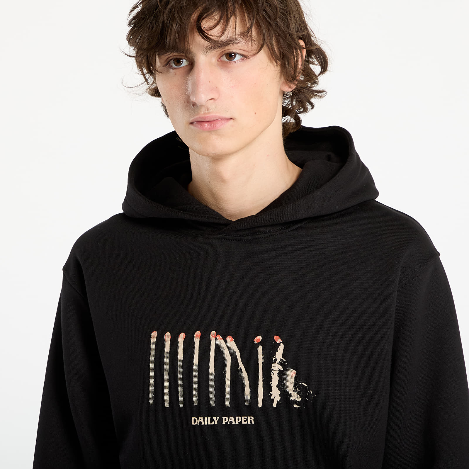 Hettegensere og sweatshirts Daily Paper Light Cycle Hoodie UNISEX Black