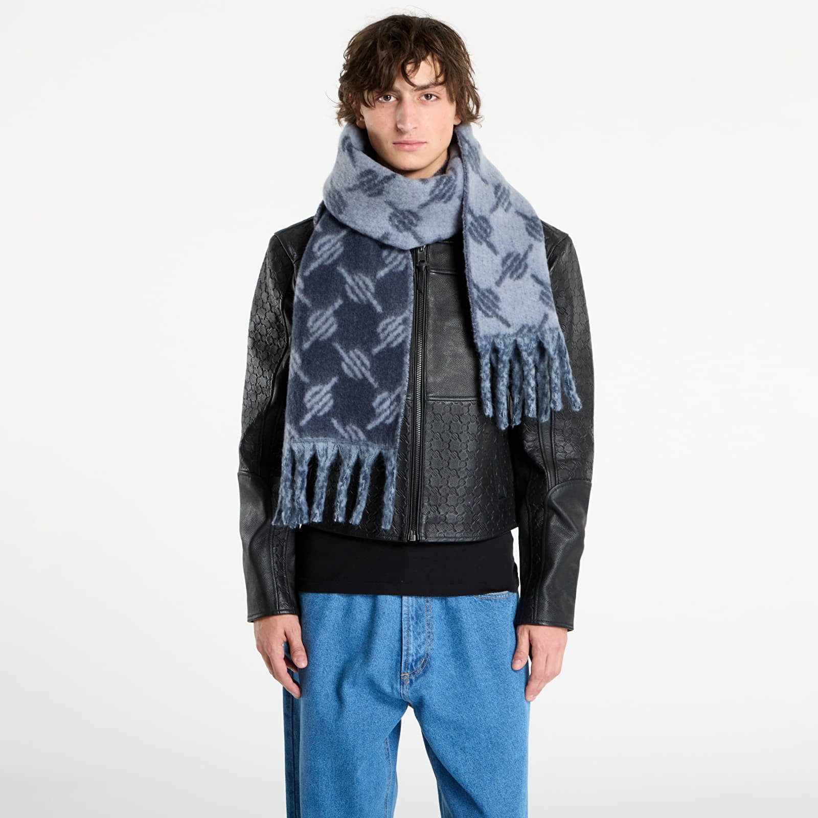 Eșarfă Daily Paper Riyo Monogram Scarf Sky Captain Blue Universal