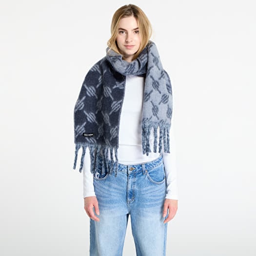 Scarf Daily Paper Riyo Monogram Scarf Sky Captain Blue