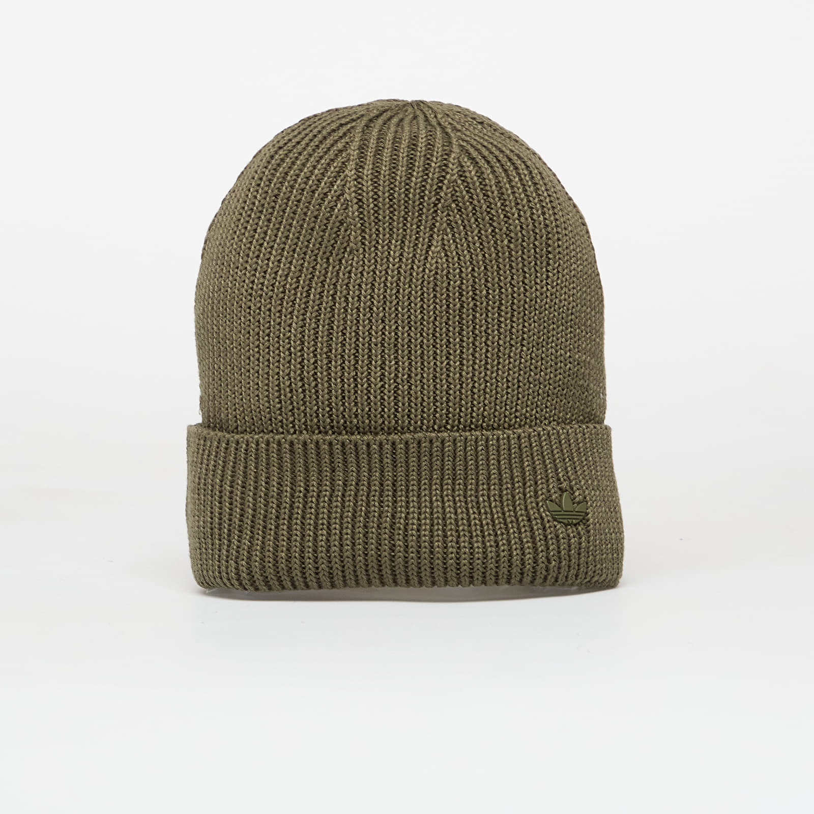 Șapcă adidas Everyday Icons Beanie With Tonal Metal Trefoil Olive Strata M