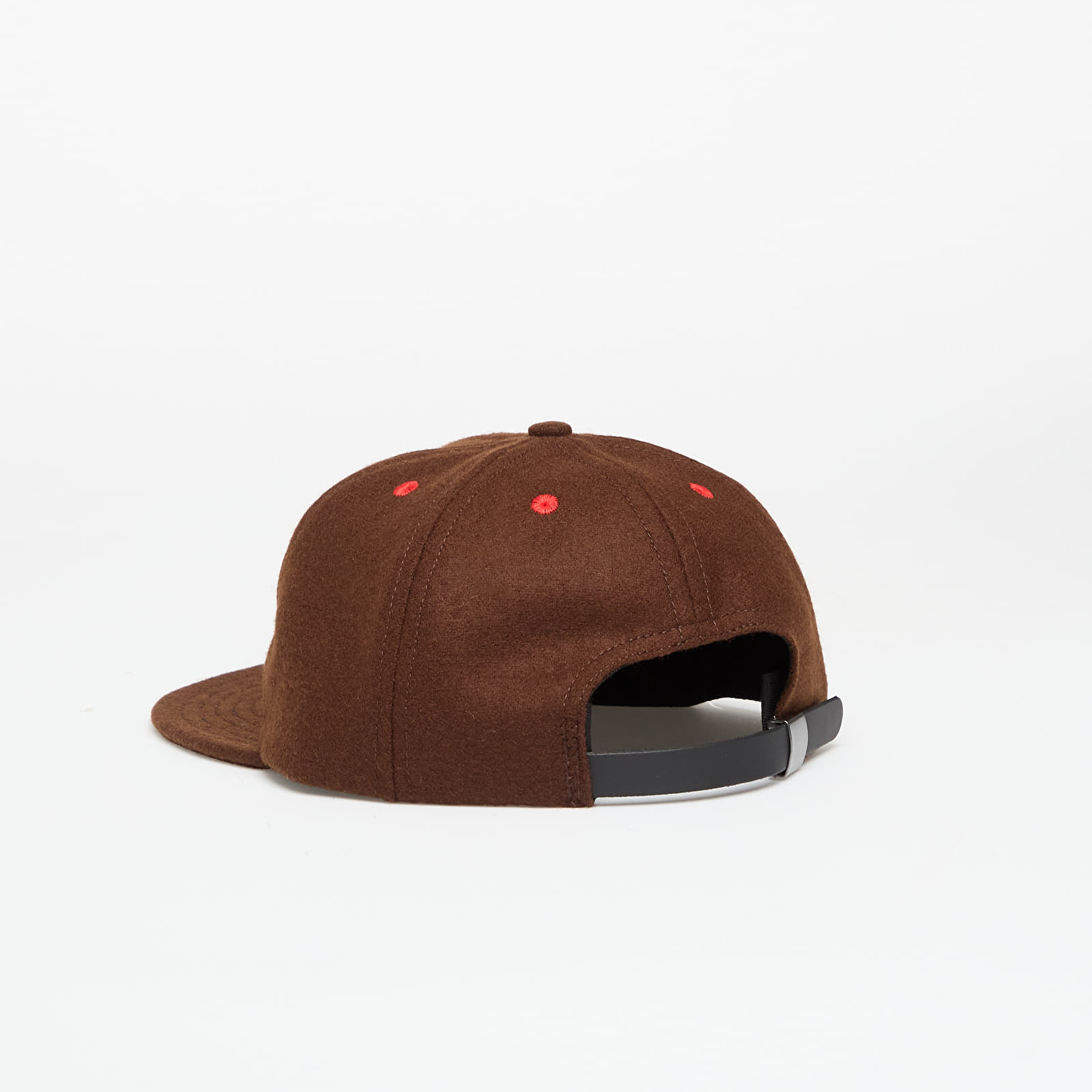Caps Brain Dead Flannel Classic Logohead 6 Panel Hat Brown