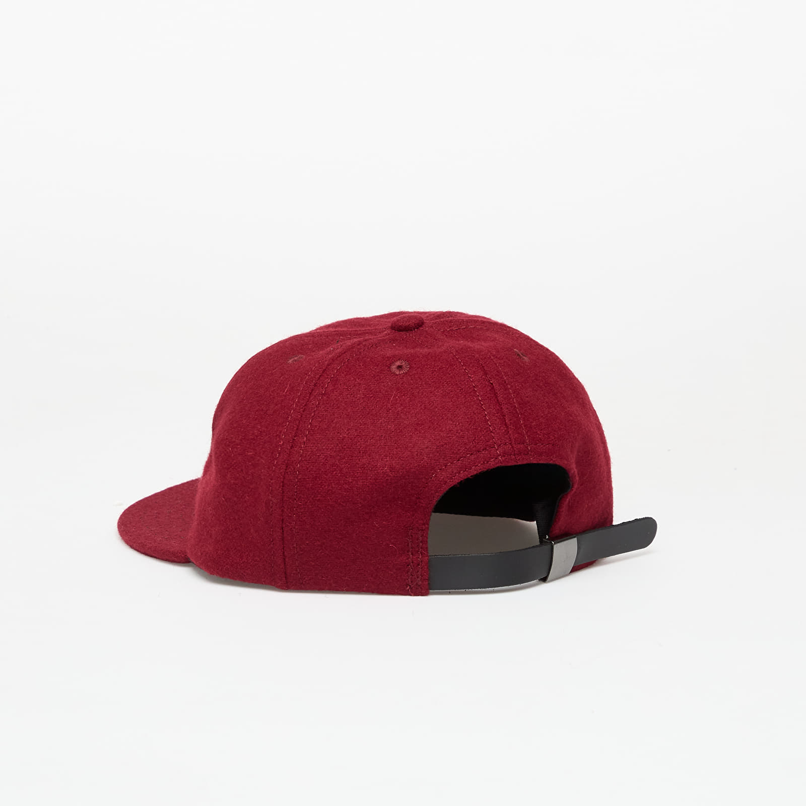 Caps Brain Dead Flannel Logohead 6 Panel Hat Burgundy