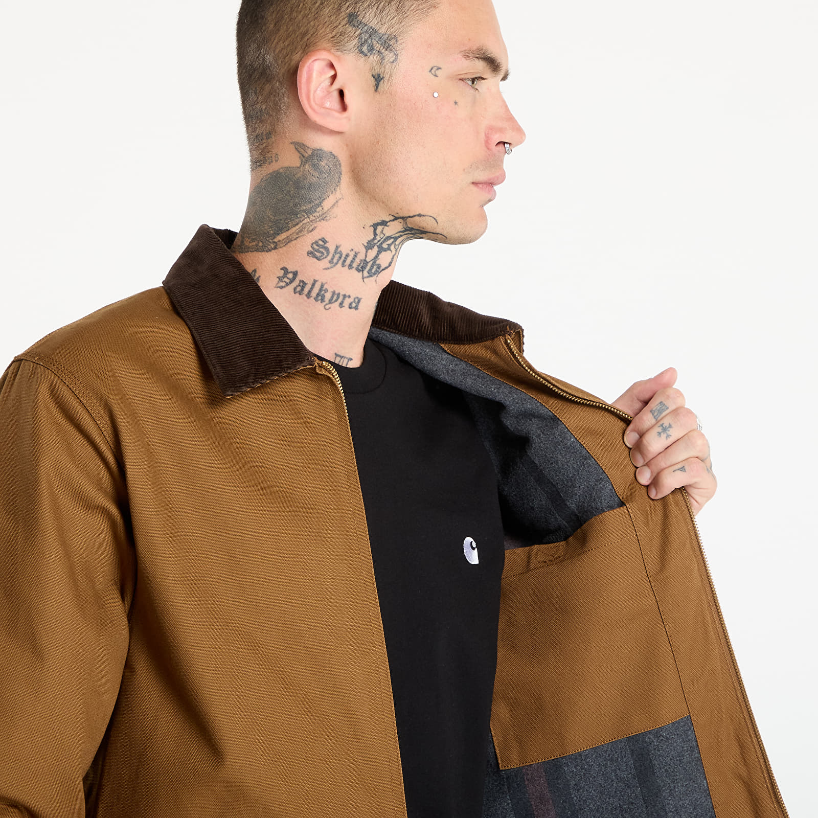 Jackets Carhartt WIP Detroit Jacket (Winter) UNISEX Hamilton Brown/ Tobacco Rigid