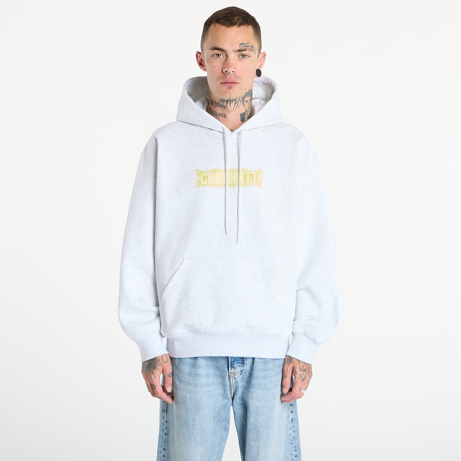 Sweatshirt Carhartt WIP Hooded Electric Boogie Sweat UNISEX Ash Heather M